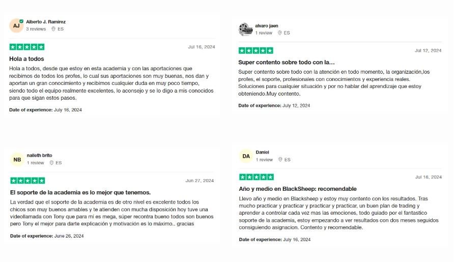 Opinión sobre el curso Black Sheep
